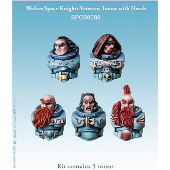 Wolves Space Knights Veterans Torsos with Heads