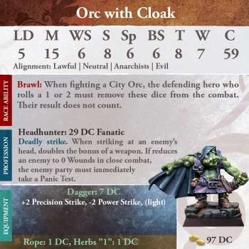 Orc with Cloak