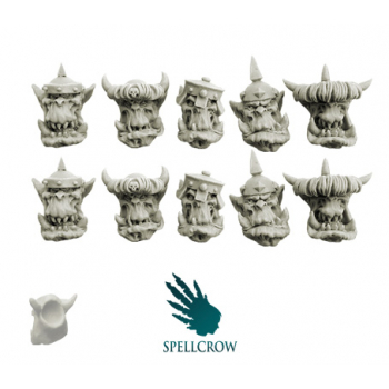 Orcs Armoured Heads