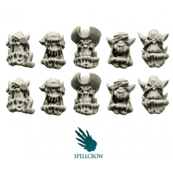 Bulky Freebooters Orcs Heads