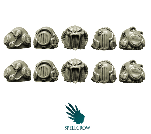 SPELLCROW Sonic Guns CHAOS SPACE KNIGHTS COMPATIBLE 28MM BITS CONVERSION PDT 4 