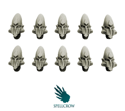 Spellcrow Space Elves Heads 