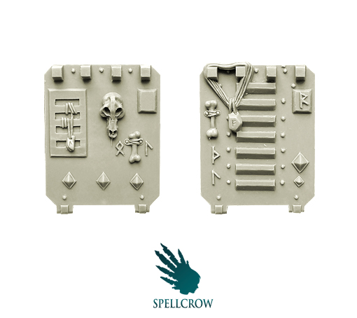 Spellcrow Conversion Bits Doors for Light Vehicles Templar Space Knights 