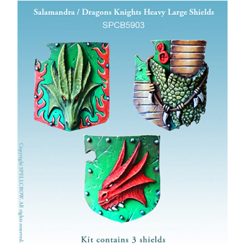 Salamandra / Dragons Knights Heavy Large Shields