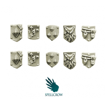 Small Shields for Wolves Space Knights in Heavy Armour