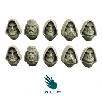 Space Knights Hooded Heads