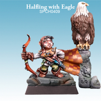 Halfling with Eagle
