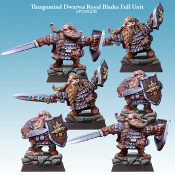 Thargomind Dwarves Royal Blades Full Unit
