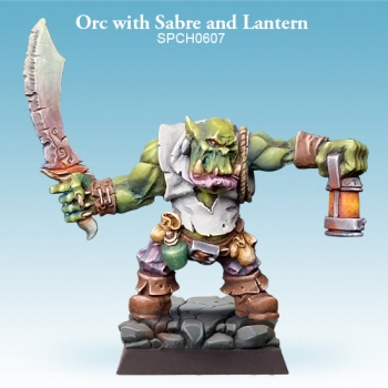 Orc with Sabre and Lantern