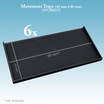 Movement Trays (40 mm x 80 mm)