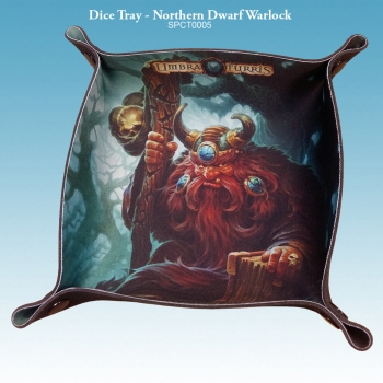 Dice Tray - Northern Dwarf Warlock