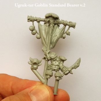 Ugruk-tar Goblin Standard Bearer v.2